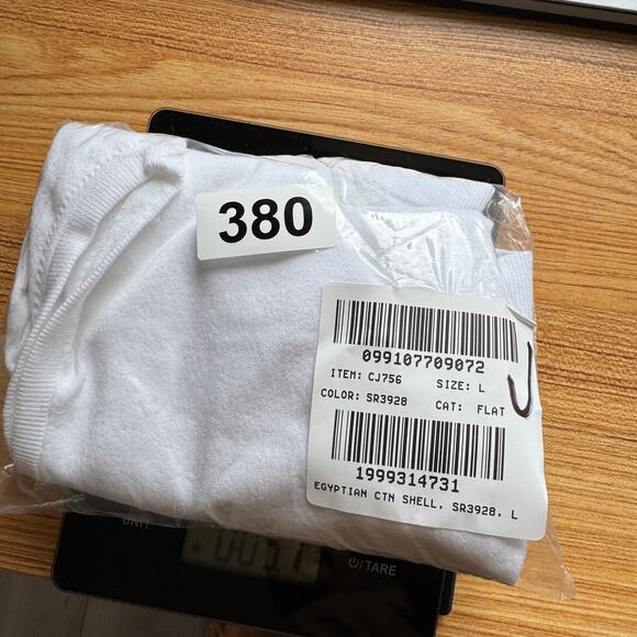 J.Crew Jackie Sweater Shell Womens L White Premium Ultra-Fine Cotton Sleeveless - Picture 7 of 7